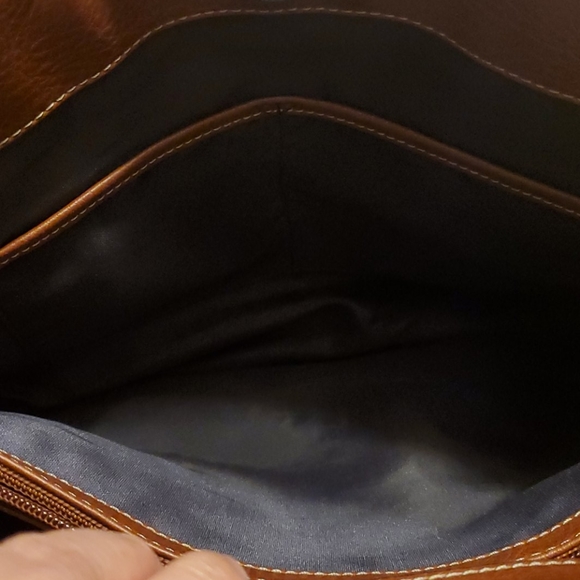 Nine West Leather Satchel - Brown - Picture 5 of 6